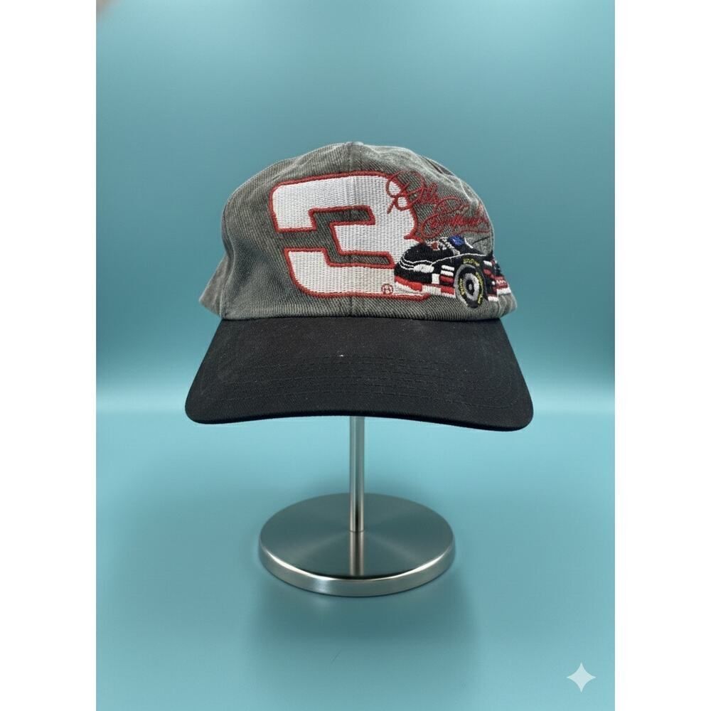 Vintage Dale Earnhardt 3 Embroidered Chase Authentics NASCAR Cap Hat OS